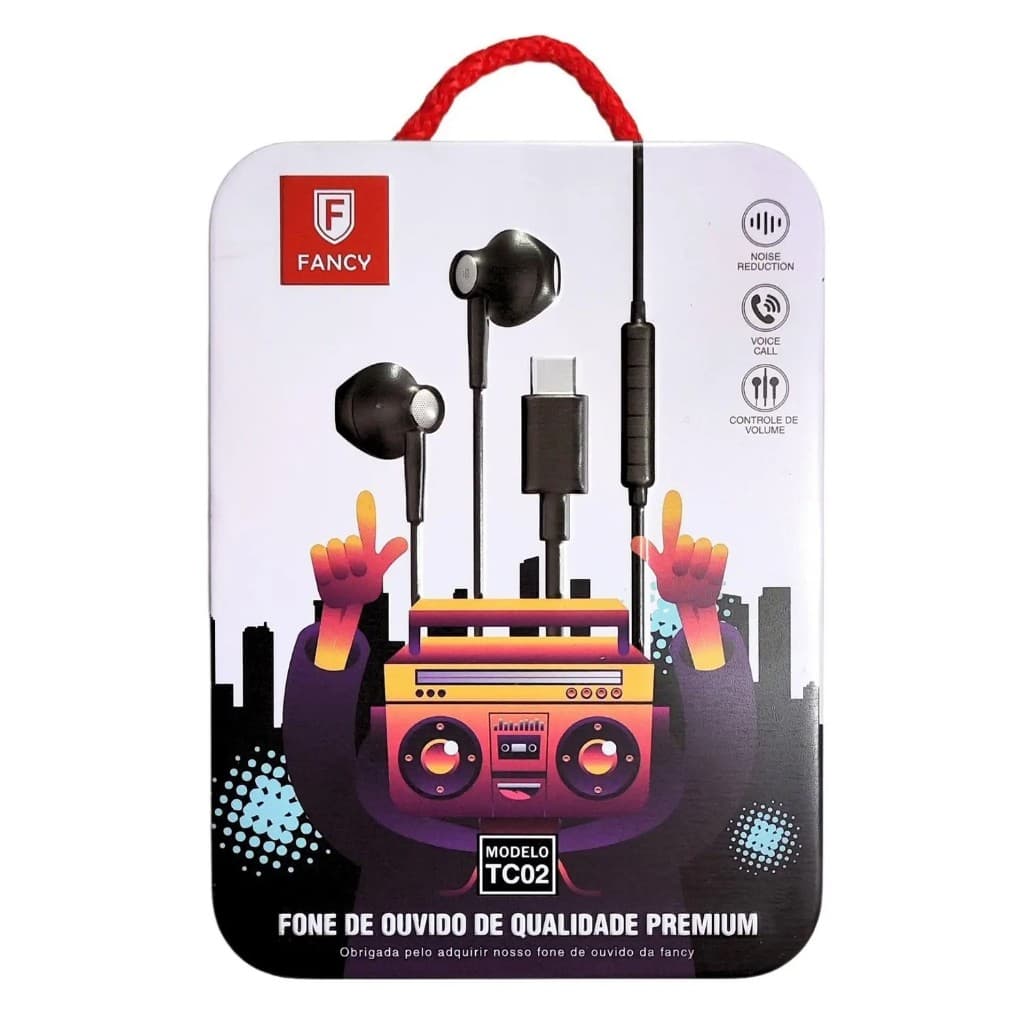Fone De Ouvido Type-c Fancy TC02