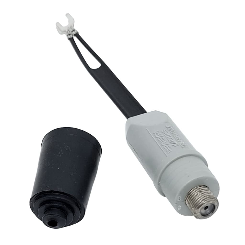 Adaptador balun para Tv de tubo com entrada R/F parafusada