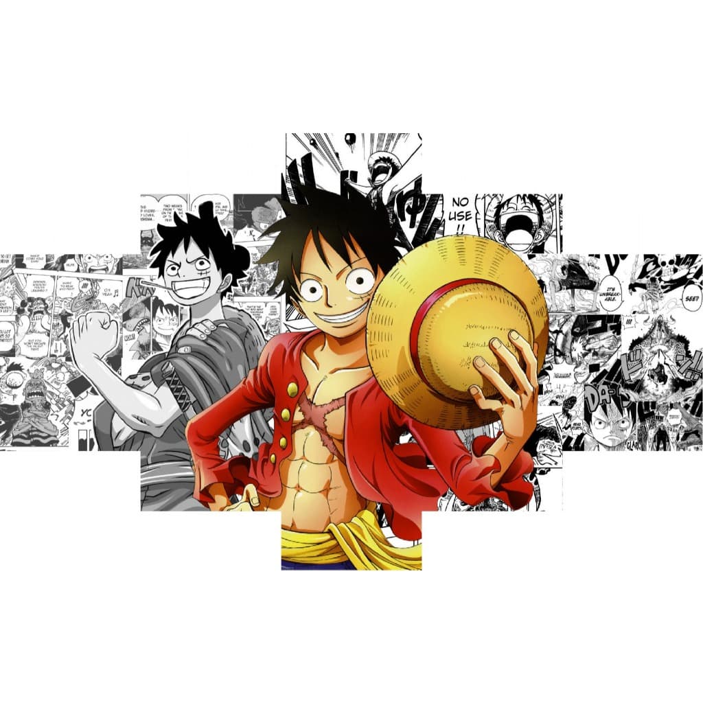 QUADRO DECORATIVO LUFFY ONE PIECE MONKEY D. LUFFY