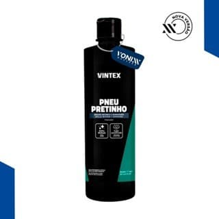 Pneu Pretinho Vintex + Pincel de Detalhamento
