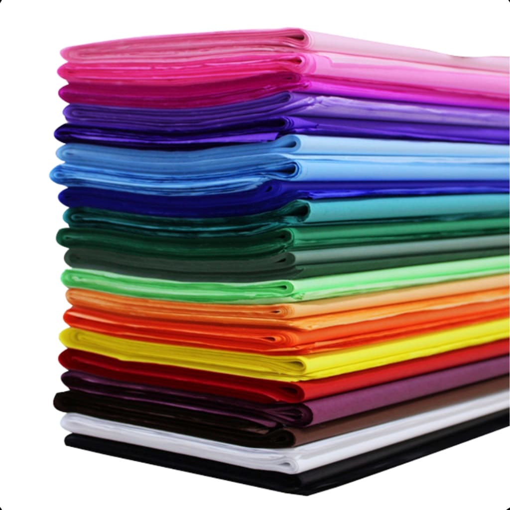 Papel De Seda Pct C/100 Folhas 48x60 Premium Diversas Cores Embalagem Roupa, Doces, Rococó, Pipas, Artesanato, Decoração