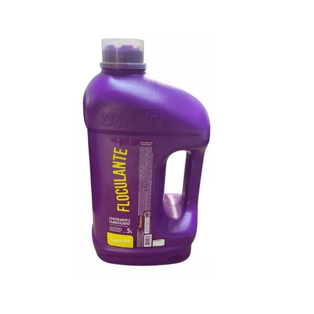 Floculante e Clarificante DomClor 5L Limpeza Para Piscina
