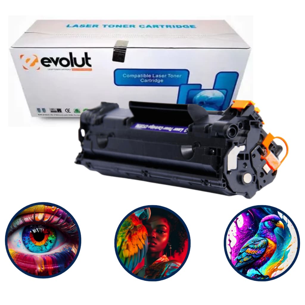 Toner Compatível Hp Evolut Cf283a 283a 83a M127 M201 M125