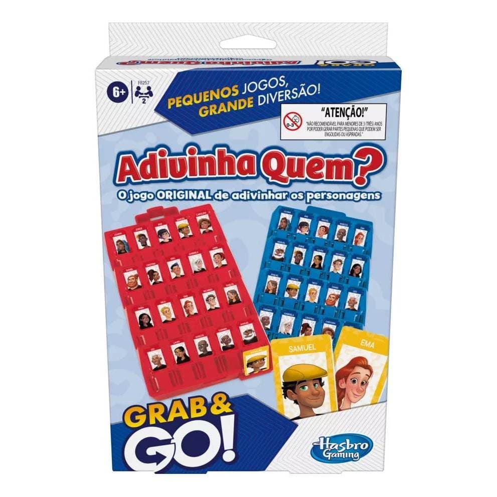 Jogo Grab And Go Adivinha Quem? - Diversão Portátil