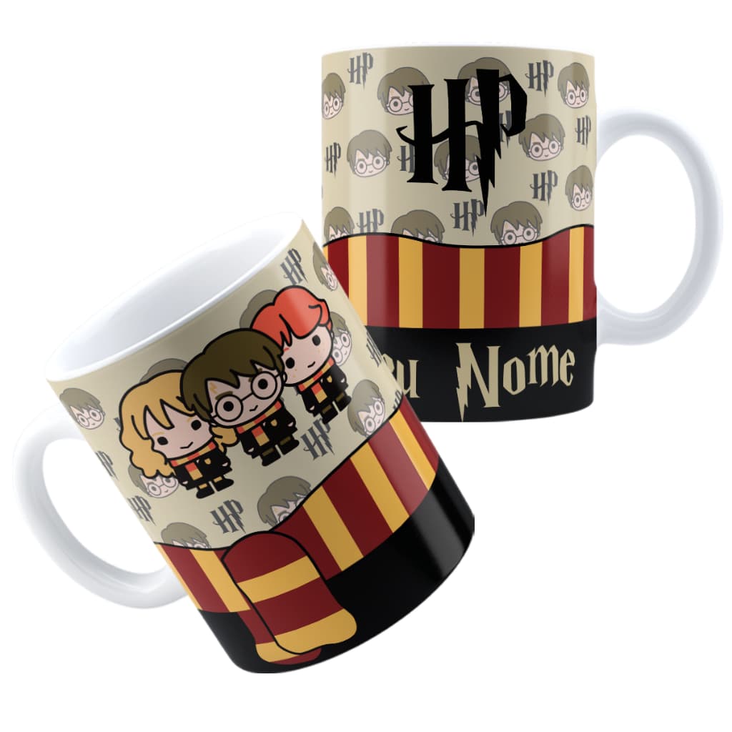 Caneca Personalizada Xícara Filme Harry Potter Com Nome