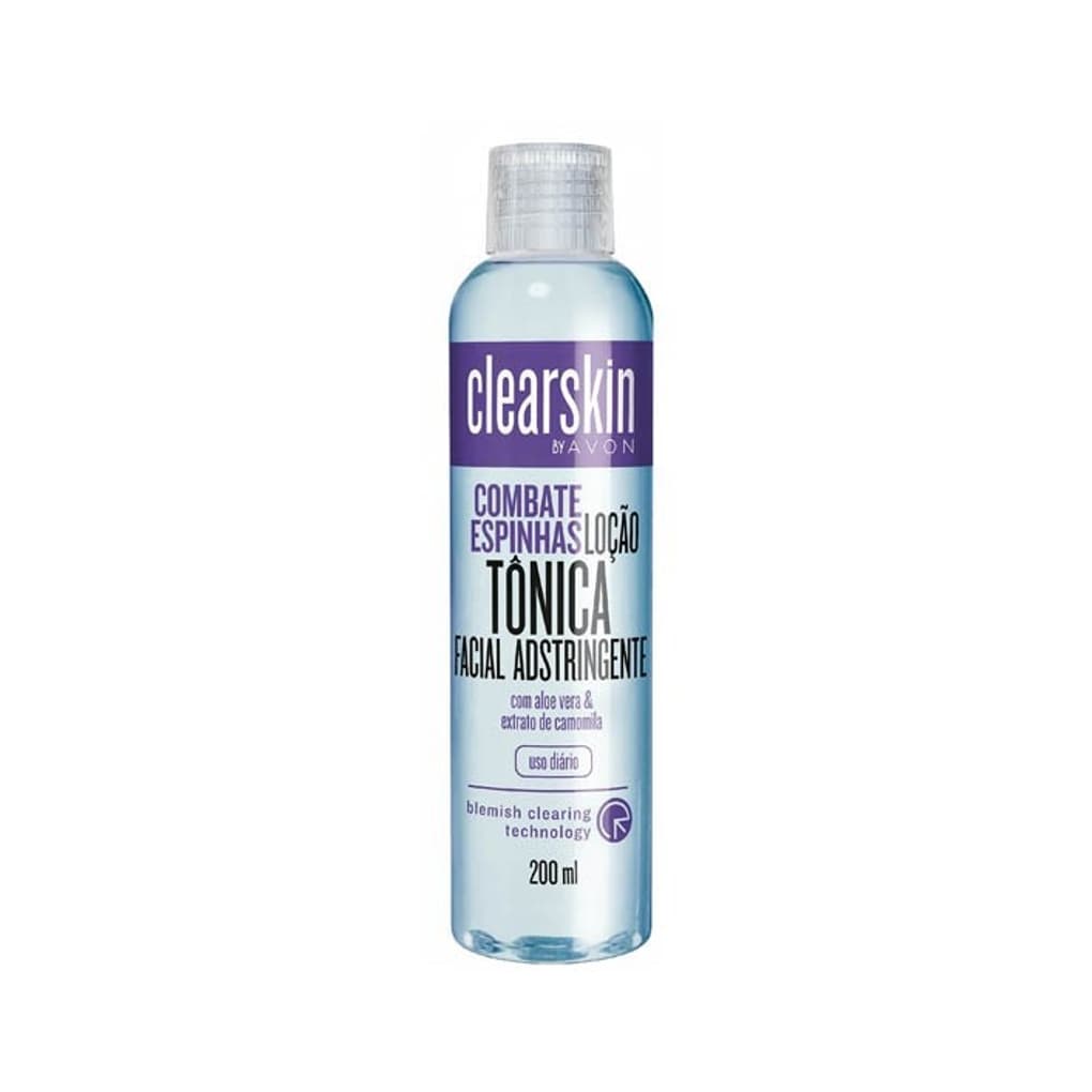 Loção Tônica Facial Adstringente Combate Espinhas Avon Clearskin - 200ml