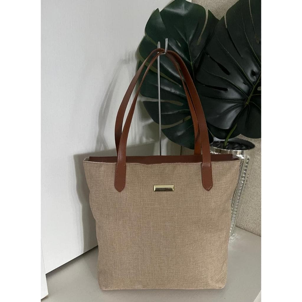 Bolsa Feminina Grande Sacola Ombro Alça Mão Espaçosa Moda Casual Trabalho Dia a Dia Envio Rápido