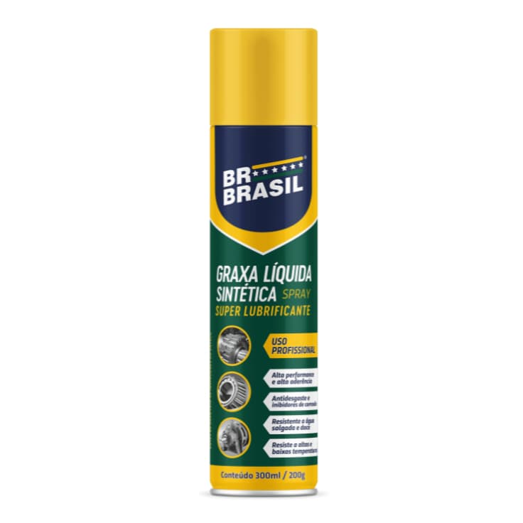 Graxa Líquida Sintética 300ml Spray BR Brasil