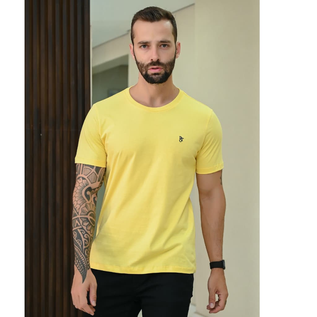 CAMISETA T-SHIRT MASCULINA PREMIUM BASIC