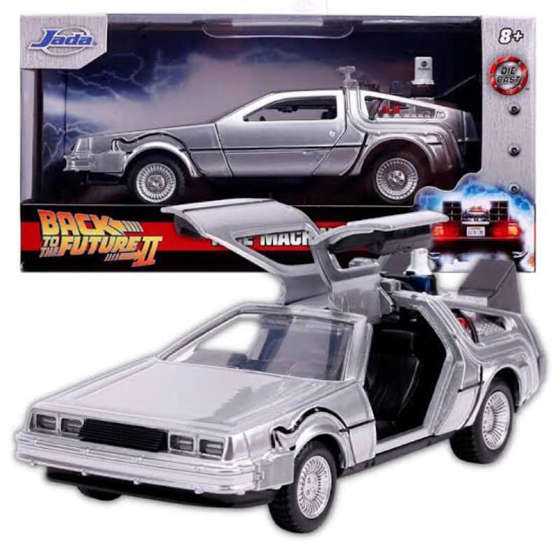 Delorean de Volta para o Futuro 1/32 coleção Carrinho /