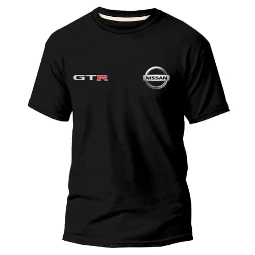 Camiseta Nissan GTR Carro Camisa 100% Algodão T-Shirt Premium