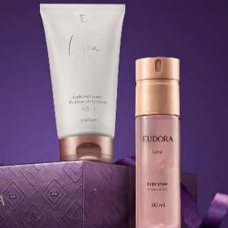 Kit Body Spray Lyra 100ml + Loção Corporal 150ml Lyra Eudora