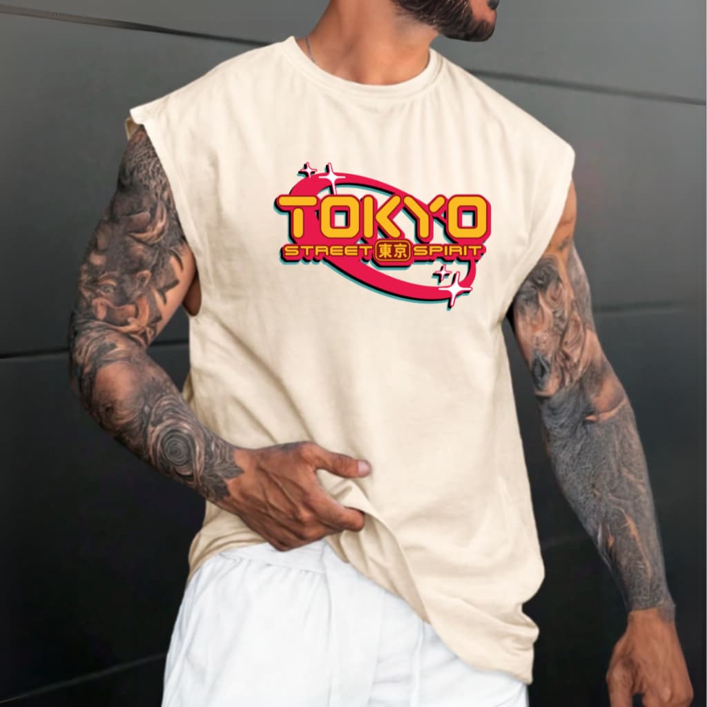 Regata Oversized Tokyo Street Spirit Streetwear  Japão Coreano Moda