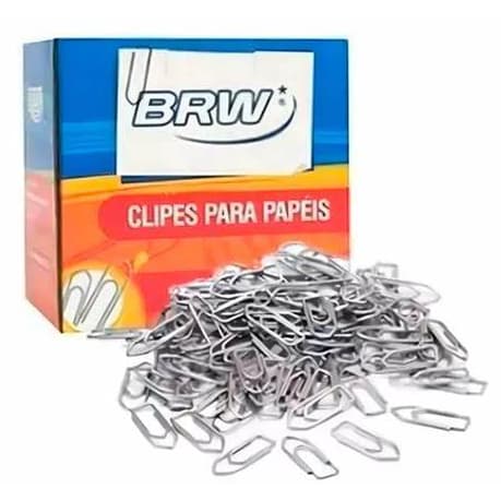 Clips Galvanizado N.0 BRW 500g Aprox. 1.700 Unidades Tamanho: N.0 29mm cada
