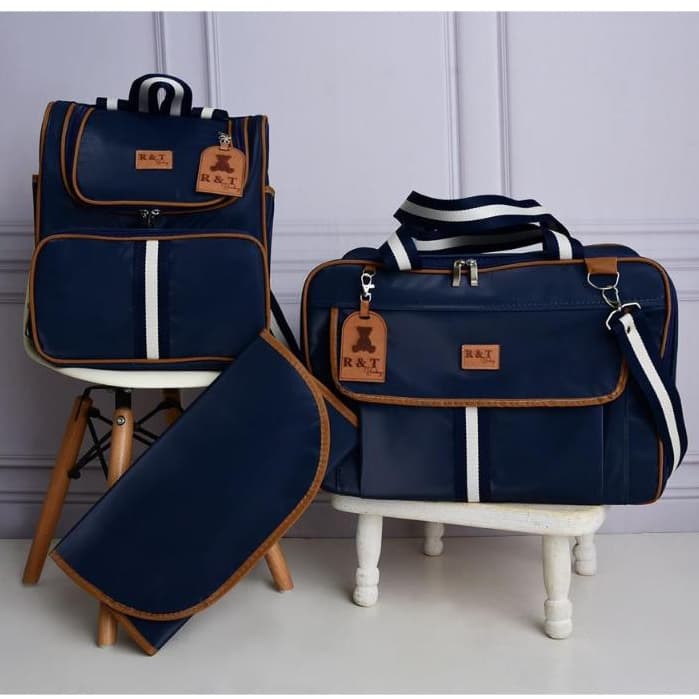 Bolsa Maternidade Mochila Grande 2 em 1 com Mala de Bebê e Trocador
