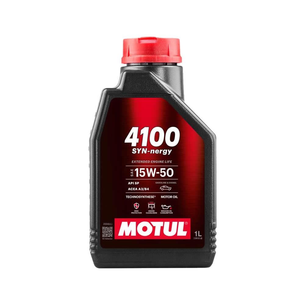 Óleo Motul 4100 SYN-nergy SPEC 15w50 Turbolight Semissintético 1 Litro