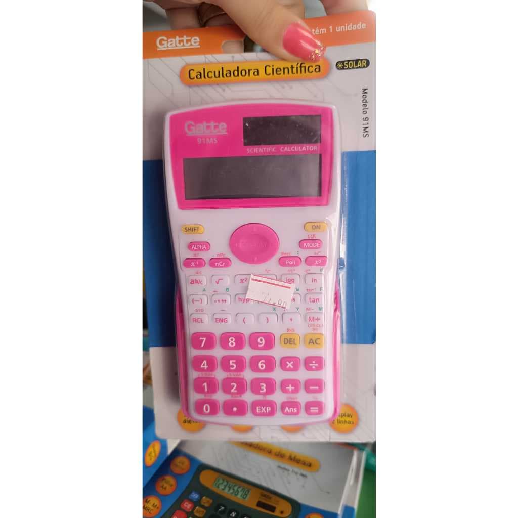 calculadora cientifica profissional rosa
