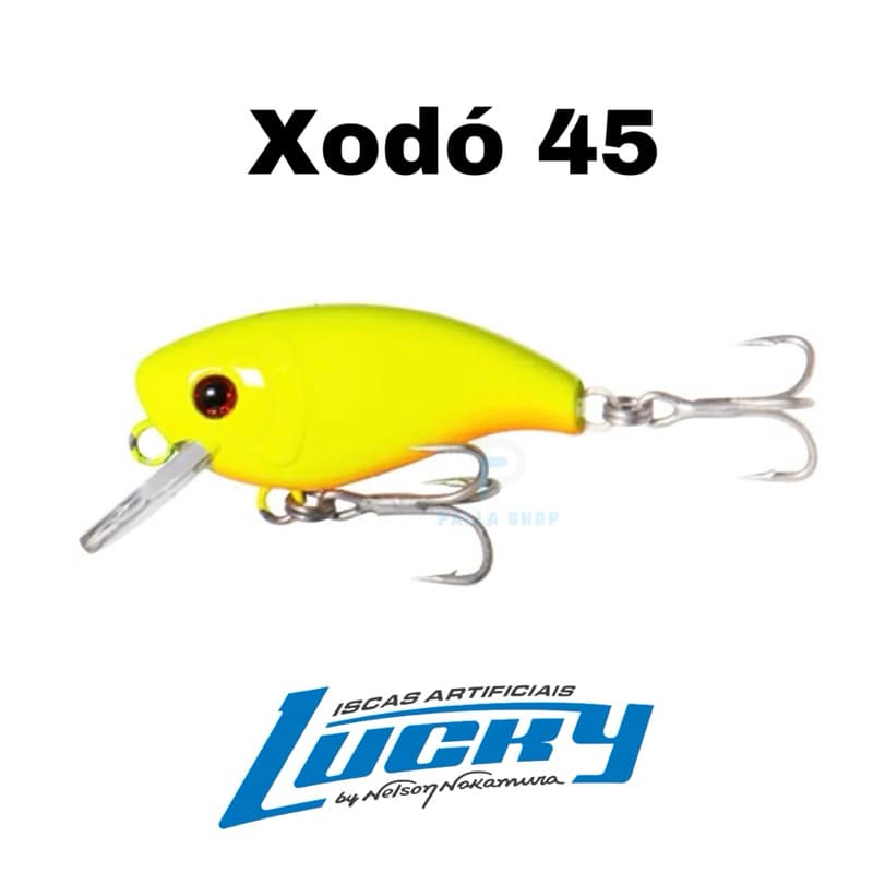 Isca Xodó 45 Nelson Nakamura - 4,5cm / 8g  (Lucky Original) Todas as Cores - Tucunaré Robalo Traíra Dourado