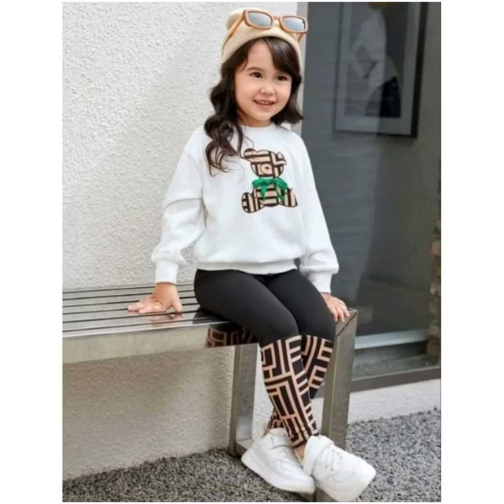 Conjunto Moletom Infantil Menina ( 4 ao 14 ) Estilo e Comforto