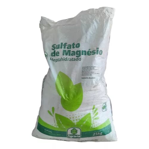 Sulfato De Magnésio Heptahidratado 25kg