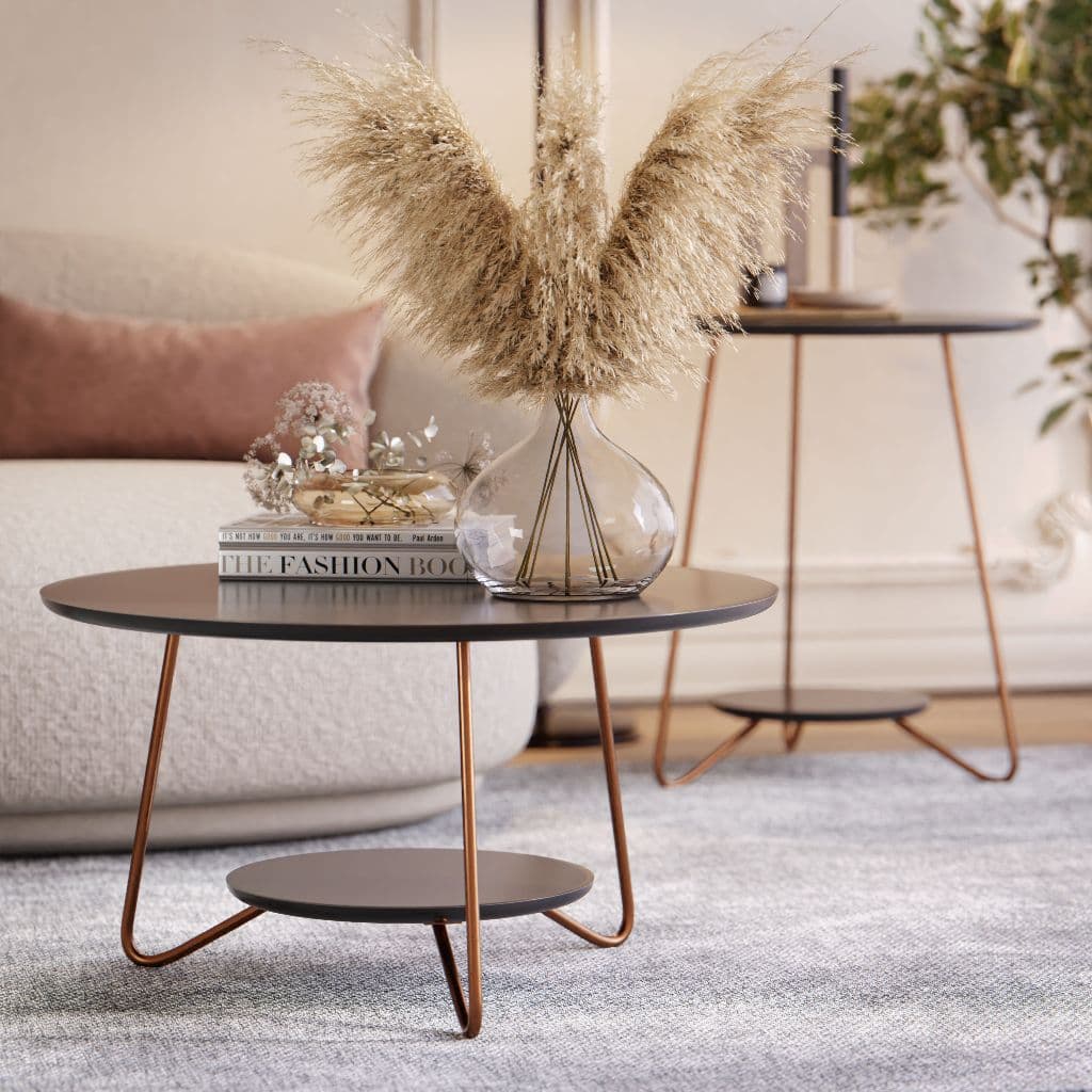 Mesa de Centro com Mesa de Apoio Sala Escritório Recepção - Decora Móveis Online