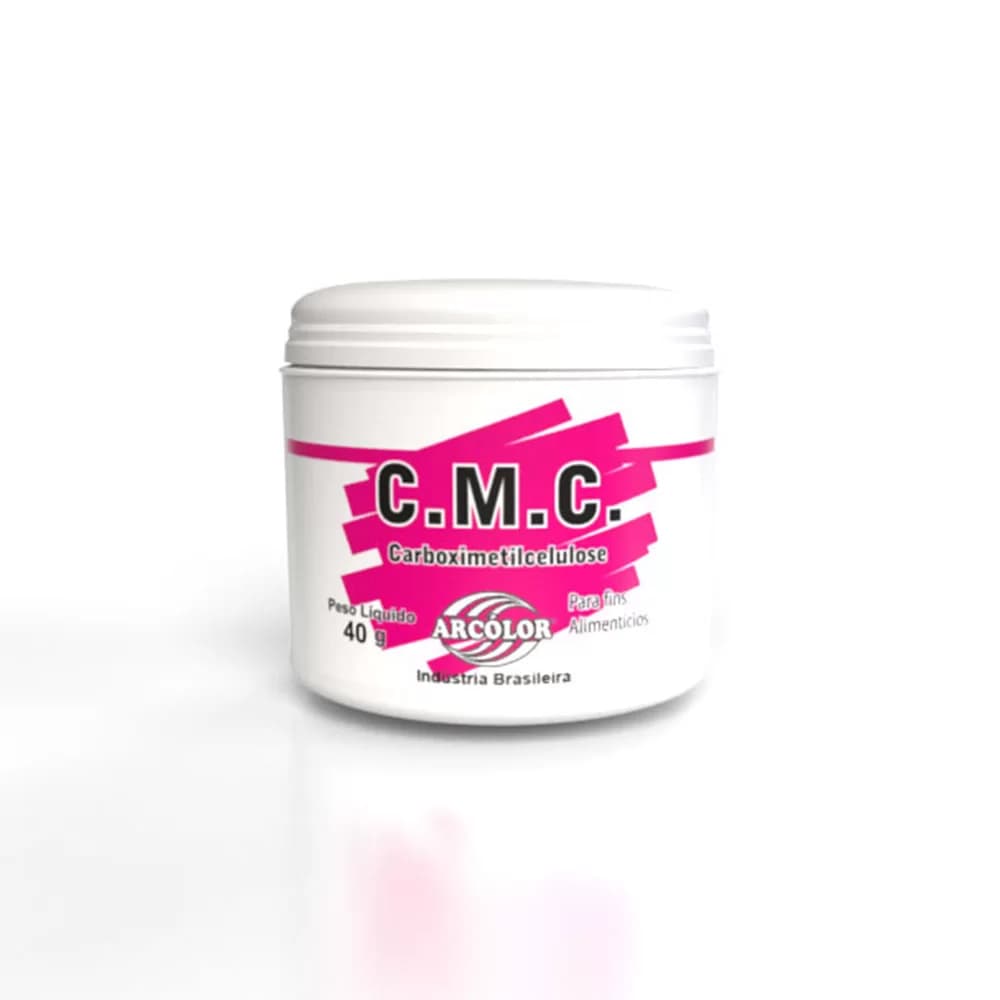 C.M.C ( Carboximetilcelulose) 40g Arcolor - Uso na Confeitaria