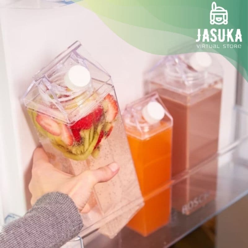 Garrafa Acrílico Multiuso - 1 litro ou 500 ml - Substitui caixas e embalagens, mesa posta e liquidos organizados