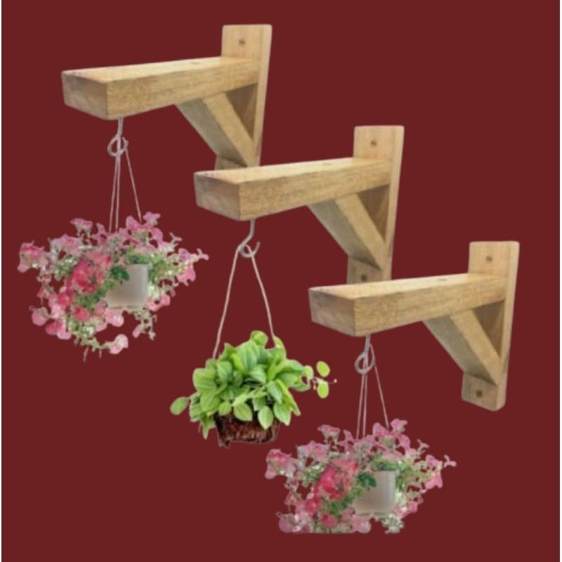 kit 5 Mão francesa, suporte para plantas e vasos de flores suporte para plantas