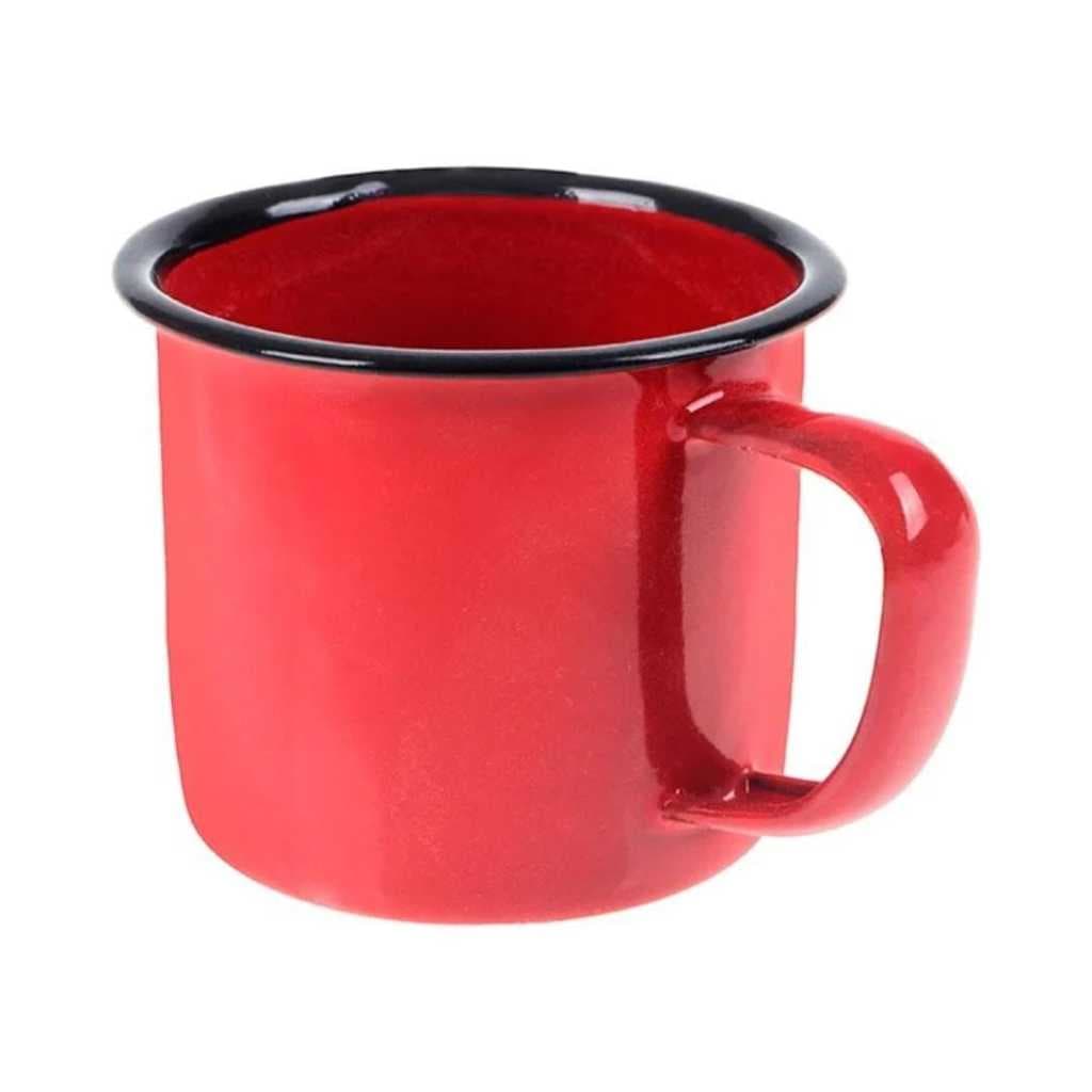 CANECA ESMALTADA TRADICIONAL CHA CAFE DIVERSAS CORES