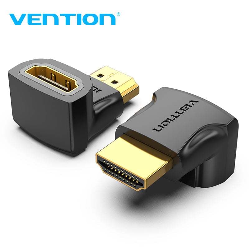 Vention - Adaptador Hdmi 90º Graus Macho X Fêmea 4k@60hz
