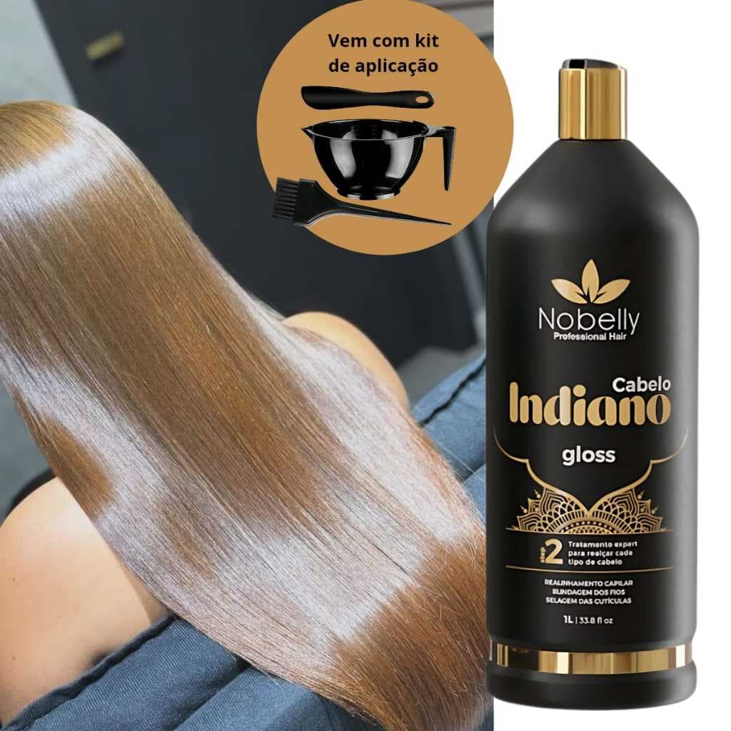 Selagem Termica Organica Liso Duradouro com Tratamento Profundo Efeito Natural  com kit de aplicação