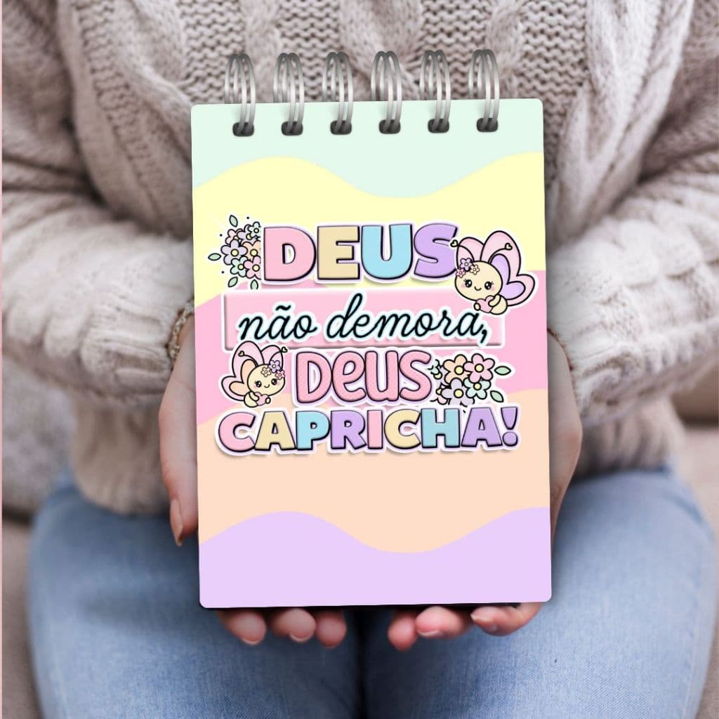 Bloquinho A6 Capa Dura Encadernado Wire-o
