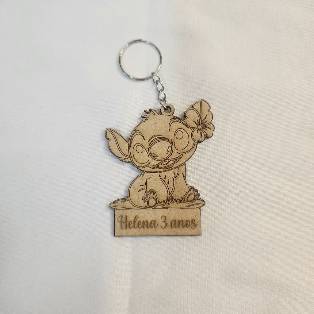 Kit Chaveiro STITCH mdf para lembrancinha de aniversário, já montado