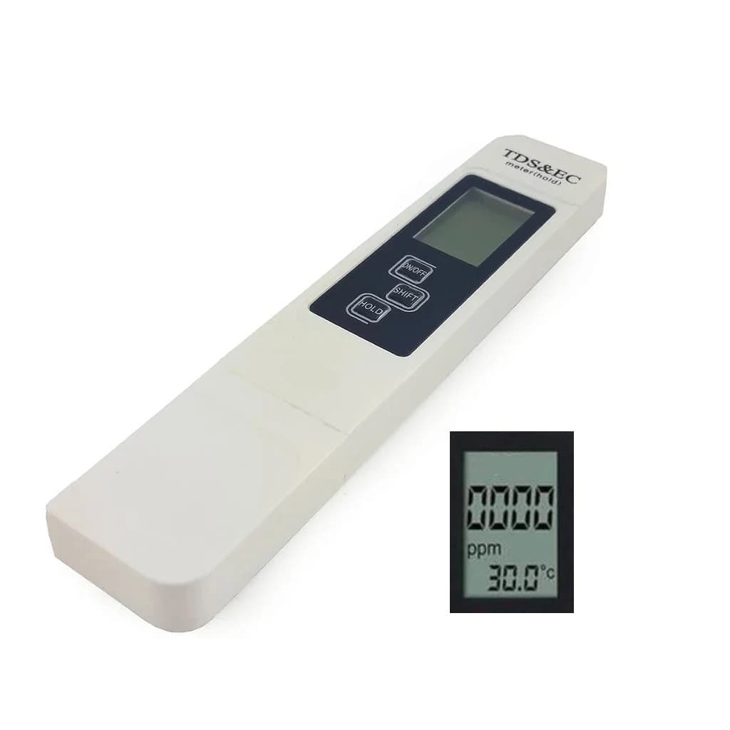 MEDIDOR DE CONDUTIVIDADE AGUA TDS EC PPM US/CM TERMOMETRO