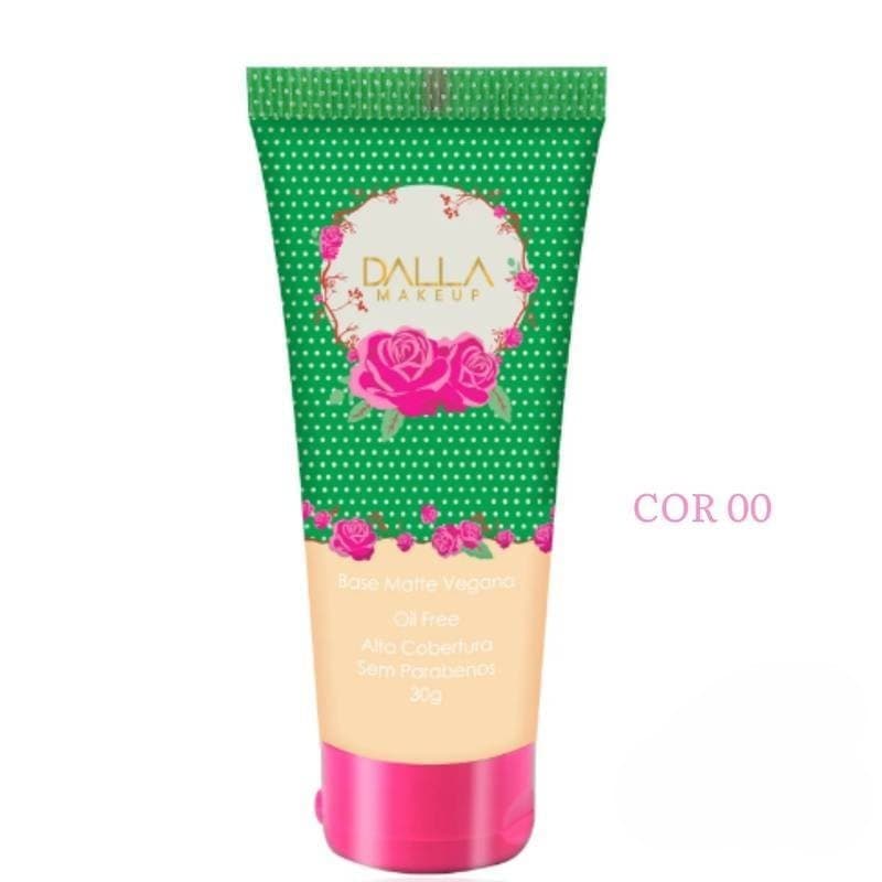 BASE VEGANA EFEITO MATTE PELES CLARAS E MÉDIAS DALLA - DL0904