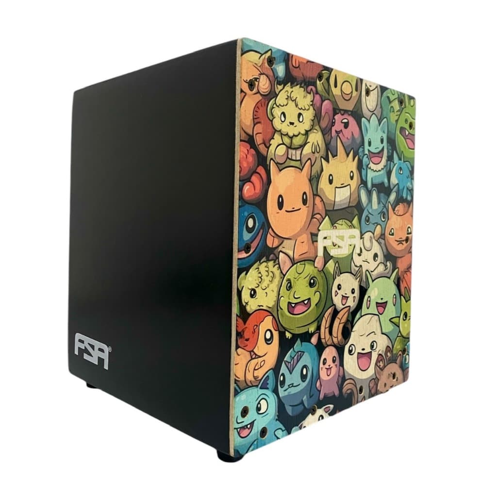 Cajon Fsa Acústico Infantil Profissional Kids Estampado