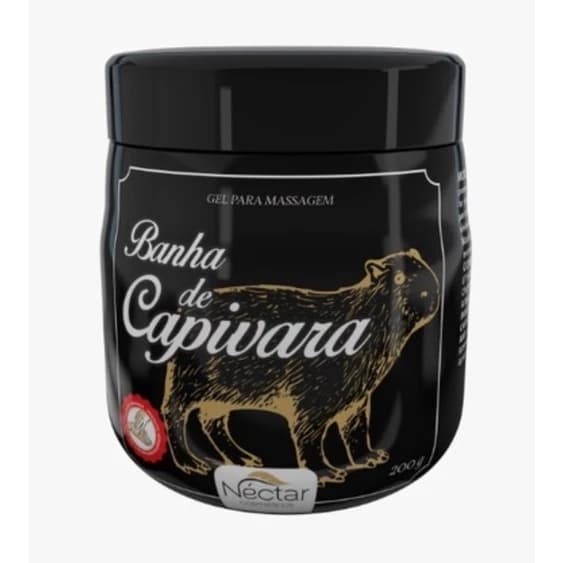 01 Banha De Capivara Gel Massageador Nectar 200g