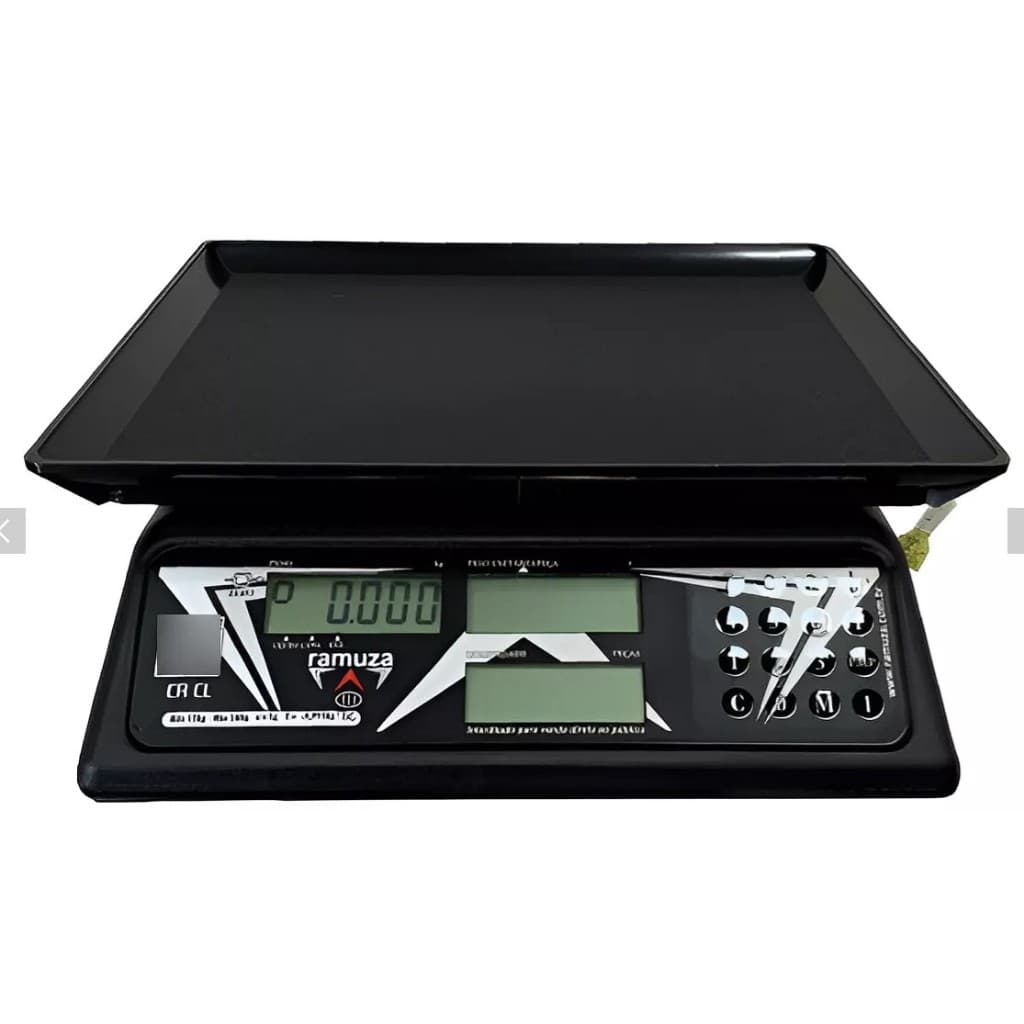 Balança Inmetro 30 Kg S/ Bateria Led Bivolt Comercial, Restaurante, Padaria, Feira, Mercado, Açougue