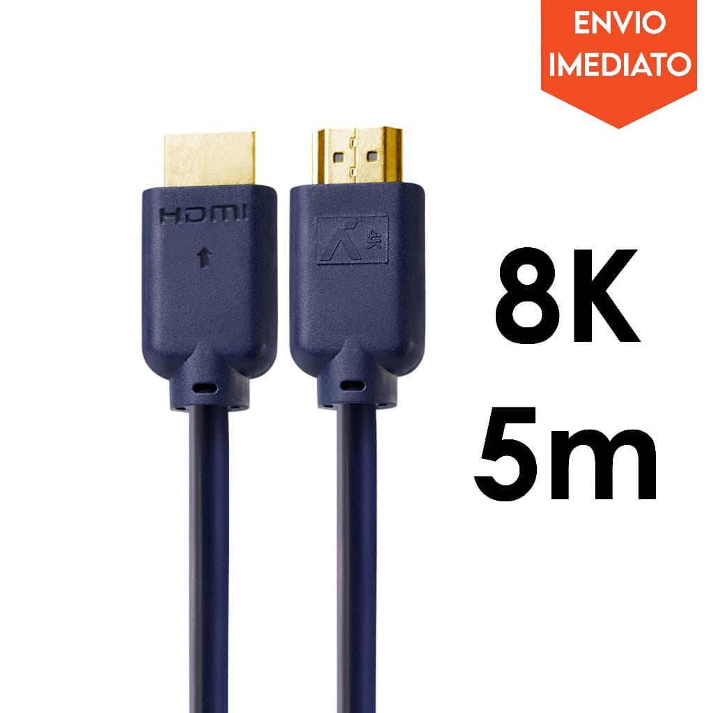 Cabo HDMI 2.1 8K 120Hz Aquário 5 Metros - 8K5