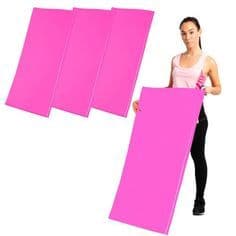 Kit 3 Colchonete ROSA Academia / Yoga / Pilates - 90x40x3cm