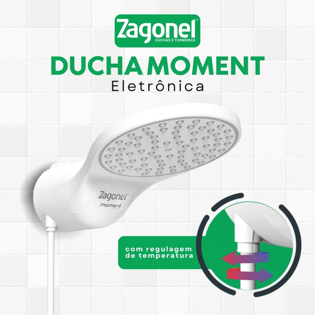 Chuveiro Elétrico Moment Eletrônica Zagonel 127v / 220v