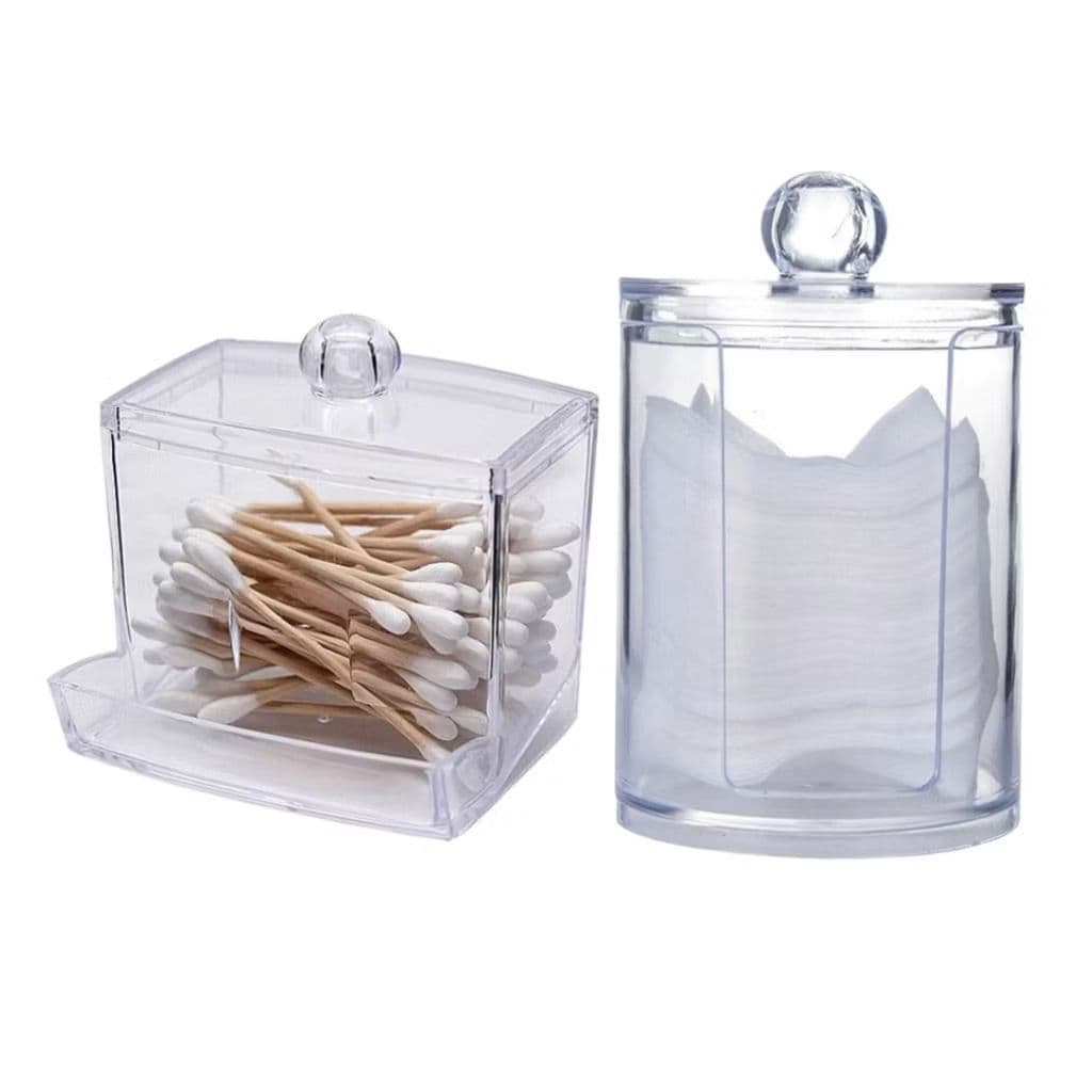 Organizador Porta Cotonetes Ou Porta  Algodão Em Acrílico Ótima Promoção