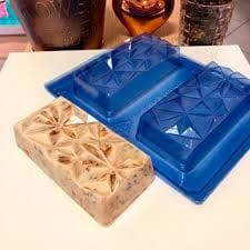Forma de Barra 3D para rechear de páscoa 3 partes de silicone para chocolate porto formas