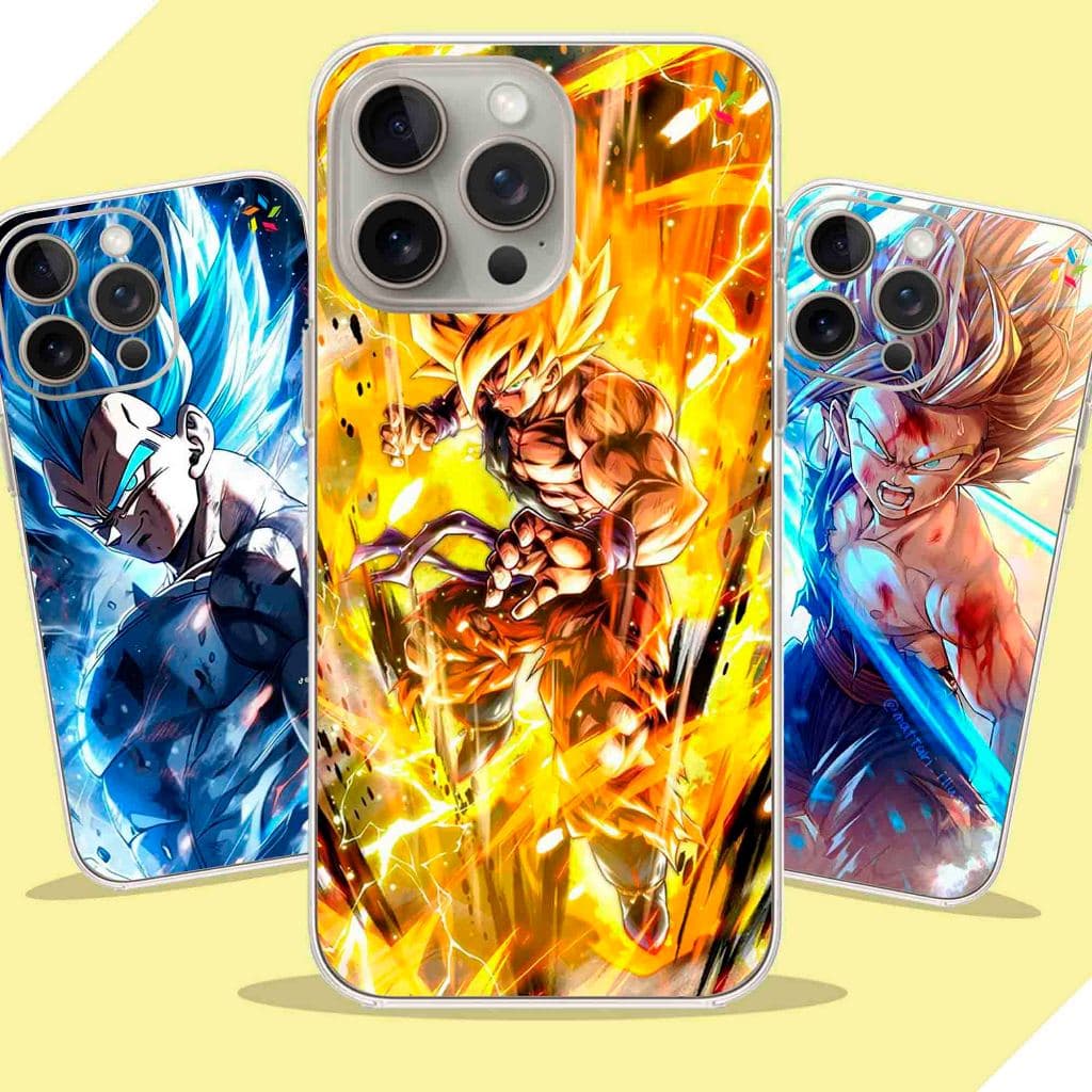 Capa Capinha personalizada Anti-Impacto - Coleção Dragon Ball-Z - Para Todos Modelos de Celular