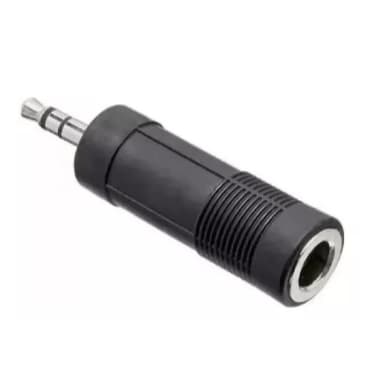 Plug Adaptador P10 Femea Para P2 Macho Estereo De Áudi