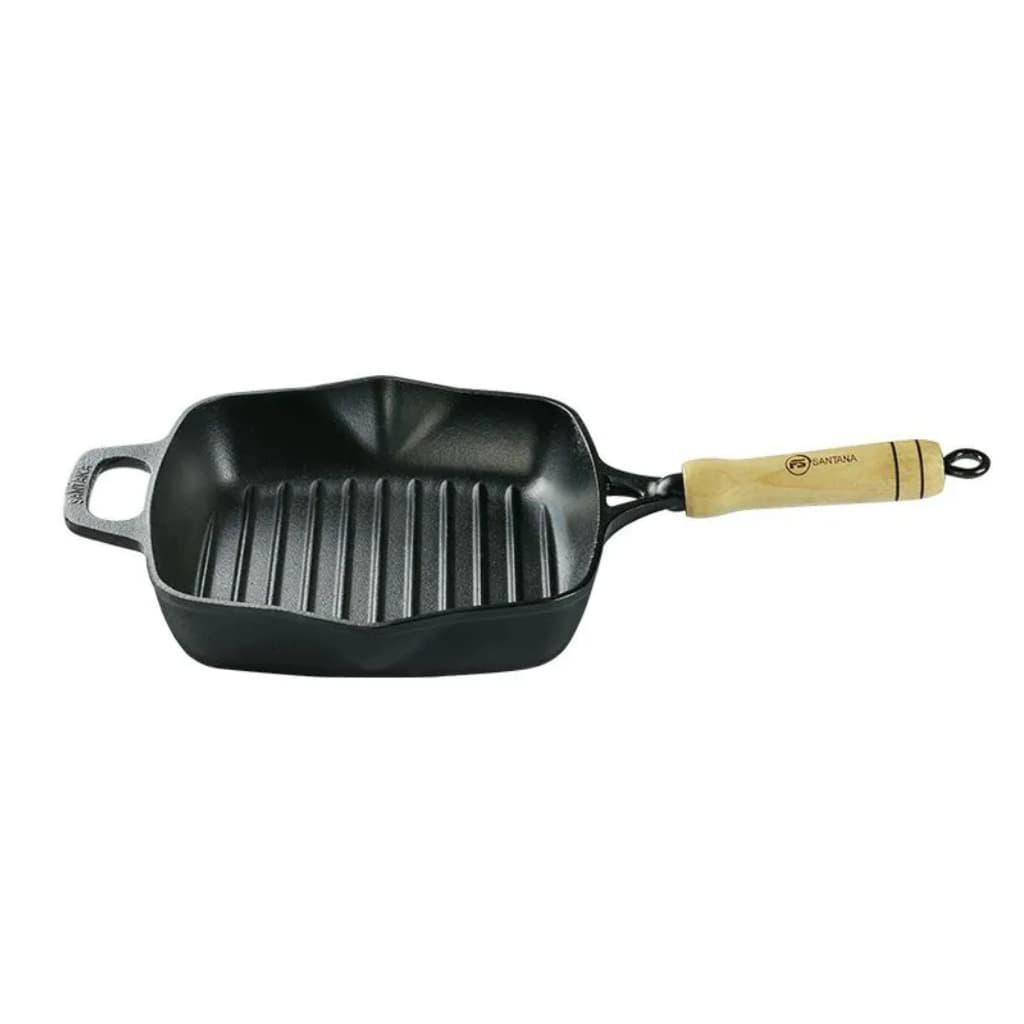 Frigideira Bistequeira Grelhada 22cm Fundição Santana 1,5L