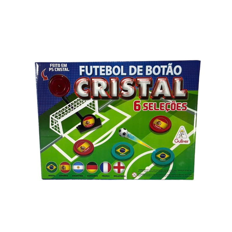 Futebol Botão Gulliver Cristal Lançamento Copa 2022 - Novo