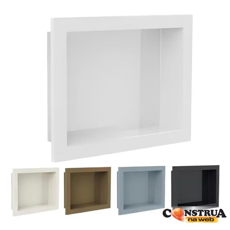 Nicho Para Banheiro Tipo Porcelanato Parede Embutir 30x40cm