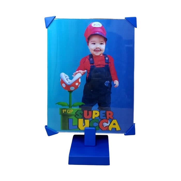 05 Porta Retrato Duplo (15x21cm)- Foto Display- p/Festas -Decoração-Pode usar Vertical ou Horizontal