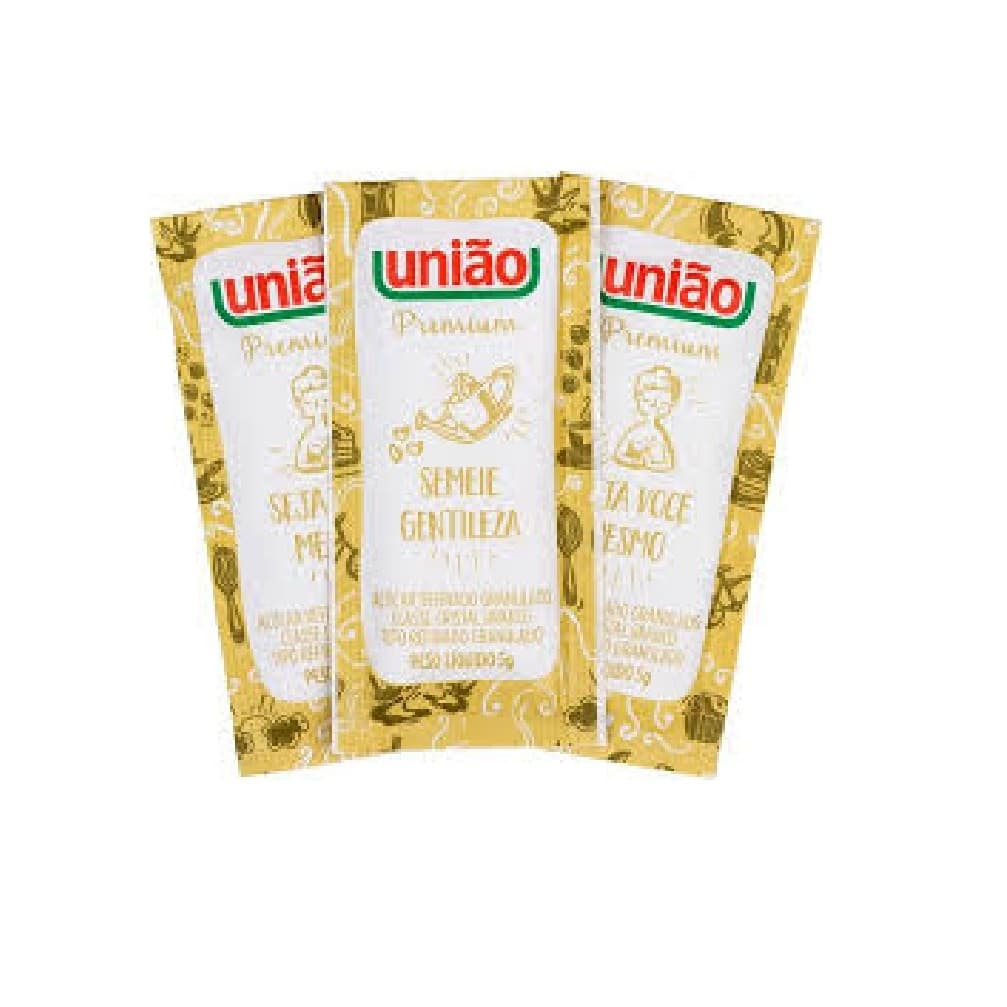 Kit Sachê de Açúcar União C/ 100 ou 200 Unidades